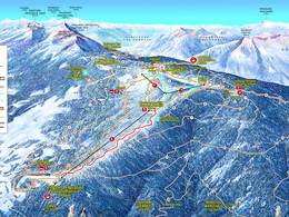 Plan des pistes Vigiljoch (Monte San Vigilio) – Lana