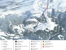 Plan des pistes Goderdzi