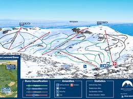 Plan des pistes Ben Lomond