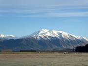 Vue de Methven vers le Mt. Hutt