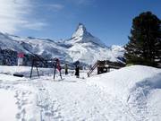 Aire de jeux dans le domaine skiable de Zermatt