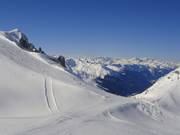 Descente depuis le Schindler Spitze