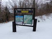 Plan des pistes dans le domaine skiable de Killington