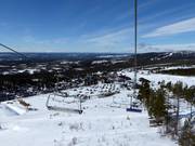 Vue sur le village de vacances Idre Fjäll