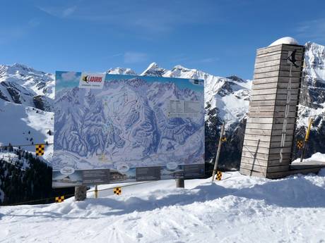 Haut-Adige: indications de directions sur les domaines skiables – Indications de directions Ladurns