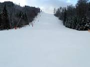 Piste de difficulté moyenne vers Krupova