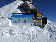 Panneau d'information au Gemsstock