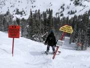 Terrain exigeant dans la vallée de Gad