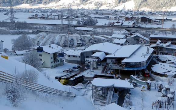 Zell-Gerlos: Accès aux domaines skiables et parkings – Accès, parking Zillertal Arena – Zell am Ziller/Gerlos/Königsleiten/Hochkrimml