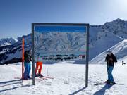 Plan des pistes au Metschstand