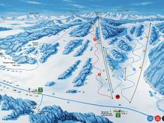 Plan des pistes Vyšné Ružbachy