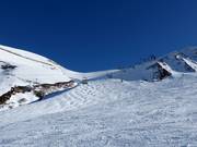 Neige profonde/bosse dans le domaine skiable de Peyragudes