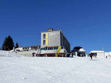 Préalpes appenzelloises et saint-galloises: offres d'hébergement sur les domaines skiables – Offre d’hébergement Wildhaus – Gamserrugg (Toggenburg)