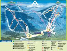 Plan des pistes Mont Ste-Marie