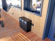 Tri des déchets dans la station de ski