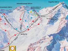 Plan des pistes Zugspitze