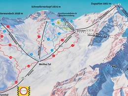 Plan des pistes Zugspitze
