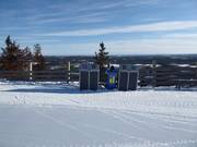 Tri des déchets dans la station de ski Kläppen