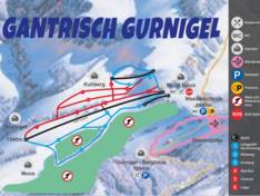 Plan des pistes Gantrisch Gurnigel