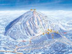 Plan des pistes Ukkohalla