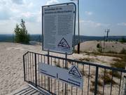 Panneau d'information à la station supérieure