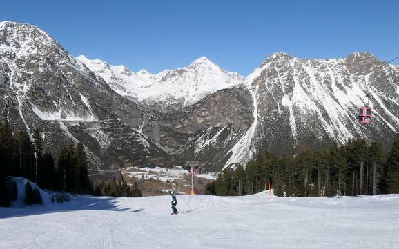 Le plus grand domaine skiable à Valdidentro – domaine skiable Cima Piazzi/San Colombano – Isolaccia/Oga