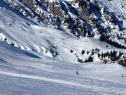 Vue sur le domaine skiable Pizol