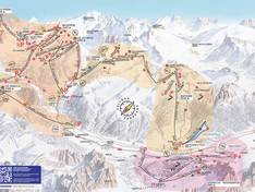 Plan des pistes Belvedere/Col Rodella/Ciampac/Buffaure – Canazei/Campitello/Alba/Pozza di Fassa