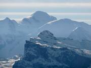 Vue sur le Mont Blanc depuis Les Gets