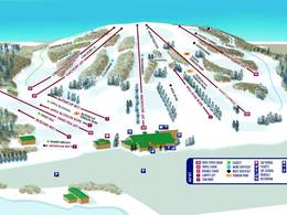 Plan des pistes Bittersweet