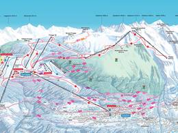 Plan des pistes Grächen