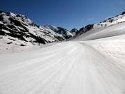 La piste très facile et longue Megaverda