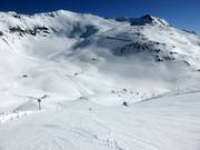 Piste noire au télésiège Alteck
