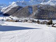 La piste d'entraînement Sonnenlift dans la station de Sulden