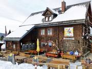 Refuge Murauer sur la piste de descente vers la vallée