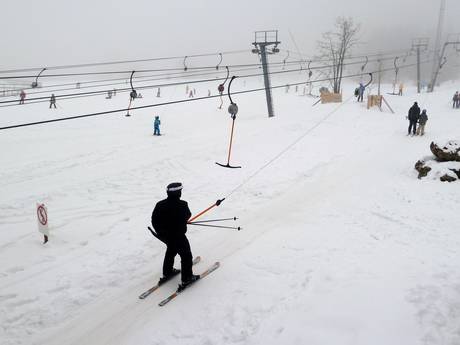 Domaines skiables pour les débutants dans l' Ammergauer Alpen (région touristique des Alpes d'Ammergau) – Débutants Steckenberg – Unterammergau