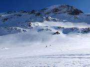 Freeride sur le glacier