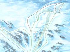 Plan des pistes Stavtjørn