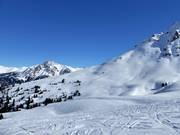 Vue sur les pentes du télésiège Rojenbahn