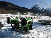 Enneigement de la zone de vallée : Kinderland et Ahornlift