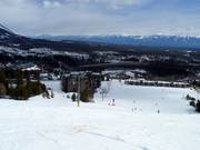 Piste facile de descente vers la vallée Main