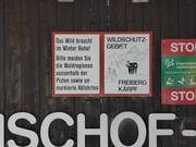 Remarque concernant les zones de protection de la faune