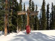 Signalisation des pistes au Blue Sky Basin