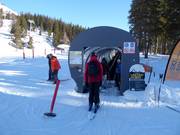 Jardin des Neiges Arnouva 2 - Tapis roulant/Moving Carpet recouvert d’une galerie