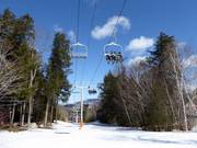 11 Little White Cap Quad - 4 places | Télésiège à pinces fixes