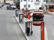 Bus à la station inférieure Voss