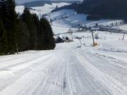 Piste de difficulté moyenne