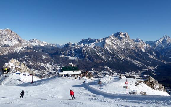 Skier à Cortina d'Ampezzo