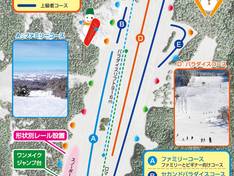 Plan des pistes Ohdai