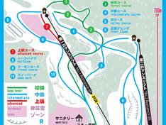 Plan des pistes Yudonosan